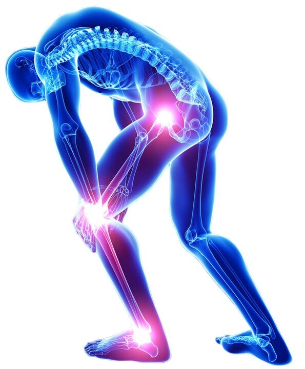 Acute pain on movement is a symptom of joint disease