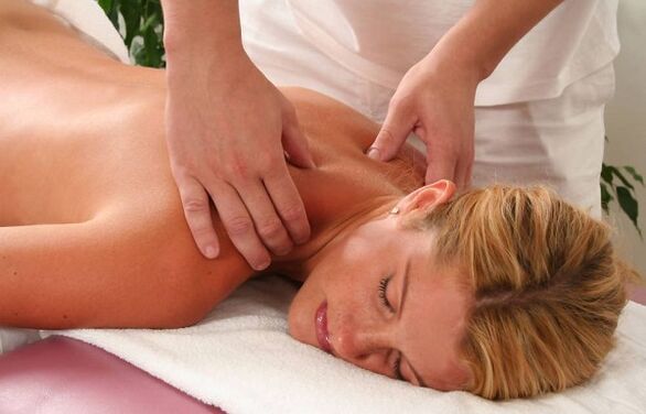 massage to treat osteochondrosis