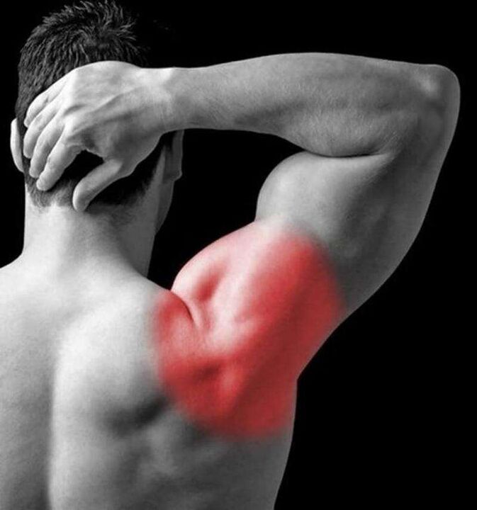 pain in the shoulder and back of the head in cervical osteochondrosis